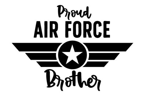 Proud Air Force Brother SVG Cut File By Creative Fabrica Crafts