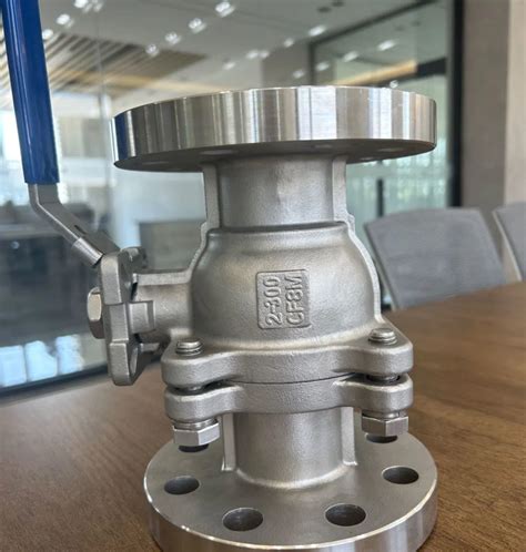 Pc Ansi Flanged Class Ball Valve With Direct Mounting Pad Din Ansi