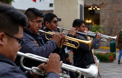 Peruvian Brass Banda Orquesta Show San Pedro Street Perfo Flickr