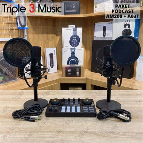 Jual Maono Am200 Paket Podcast 2 Orang With Maono A03T Bundle Arm