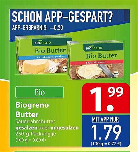 Biogreno Butter Gesalzen Oder Ungesalzen Angebot Bei Famila