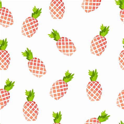 Premium Vector Pineapple Seamless Pattern