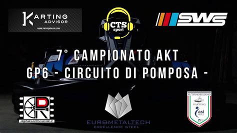 Gp Circuito Di Pomposa Campionato Akt Youtube