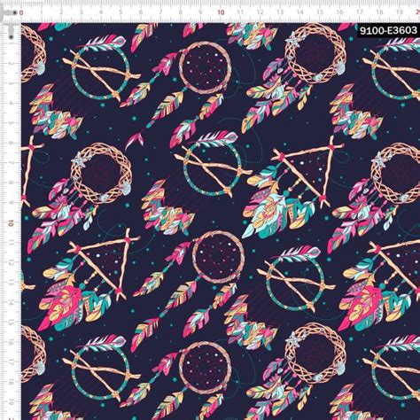 Tecido Tricoline Digital Filtro Dos Sonhos Avimor Tecidos