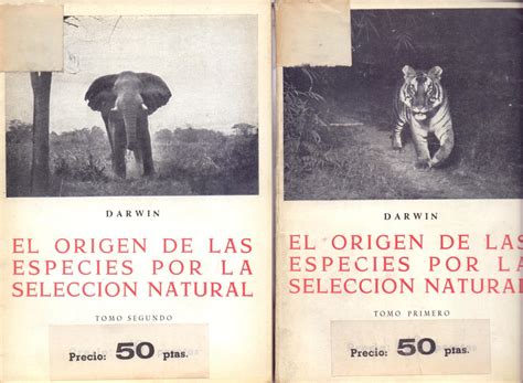 El Origen De Las Especies Por La Seleccion Natural Dos Tomos Obra