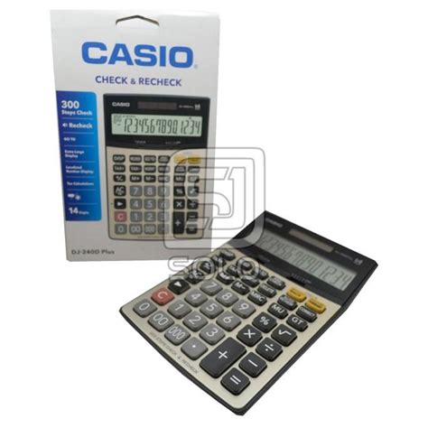 Jual Kalkulator Casio DJ 240D 240 D Plus Desktop Calculator 14 Digit