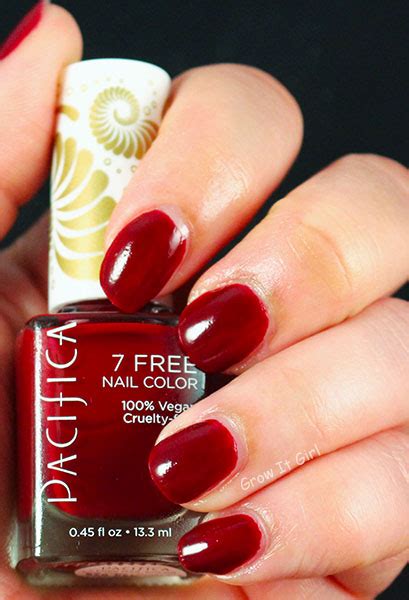 Red Red Wine Pacifica Polish | Swatch and First Impression #NOTW - Just ...
