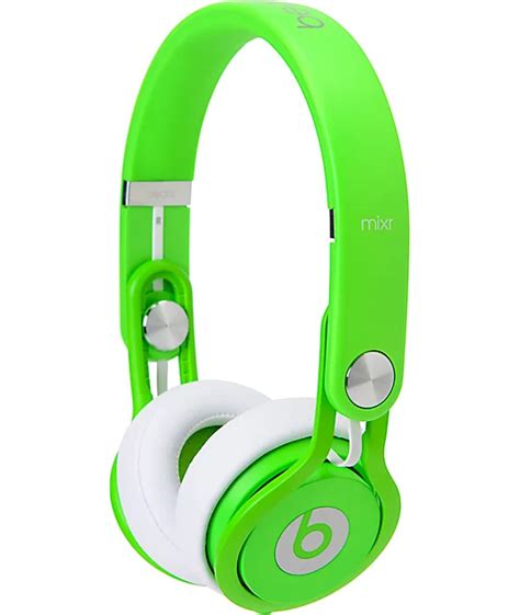 Beats By Dre Mixr Limited Edition Neon Green Headphones Zumiez