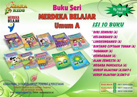 Buku Kurikulum Merdeka Jenjang PAUD TK RA KB Tahun 2024 PPT