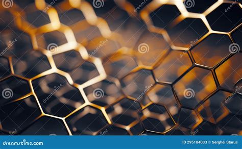 Golden Honeycomb Background Royalty Free Stock Image CartoonDealer