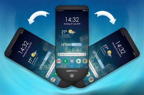 Nieuwe Telefoon Van Samsung Heeft Uitschuifbare Schermen Letsgodigital