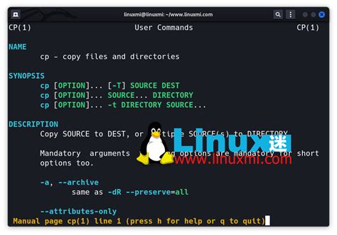 在 Linux 上获取命令行帮助的七种方法 Linux帮助命令