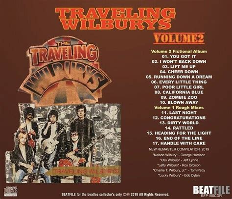 Traveling Wilburys Cd Volume2 Classic Rock Pop Bob Dylan George Harris Steady Storm