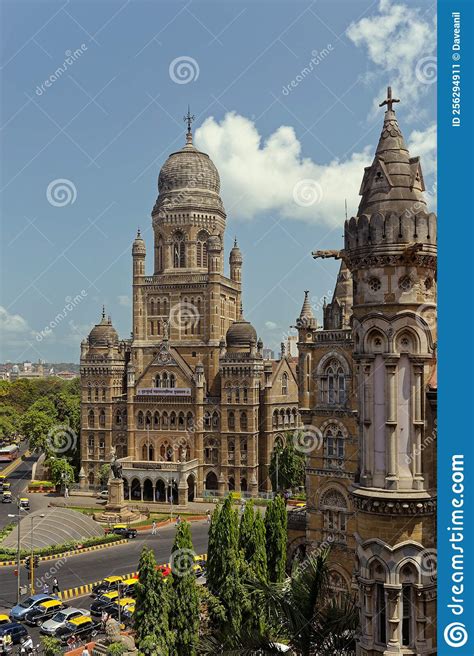 Brihanmumbai Municipal Corporation Bmc Building Mumbai Editorial Photo