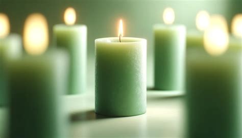 Light Green Candles for Crystals - Meaning, Uses, and Benefits