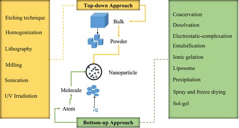 Nanoparticle Synthesis Via Topdown And Bottomup Approaches Download Scientific Diagram