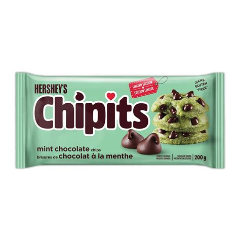 Brisures de chocolat à la menthe HERSHEY S CHIPITS sac de 200 g