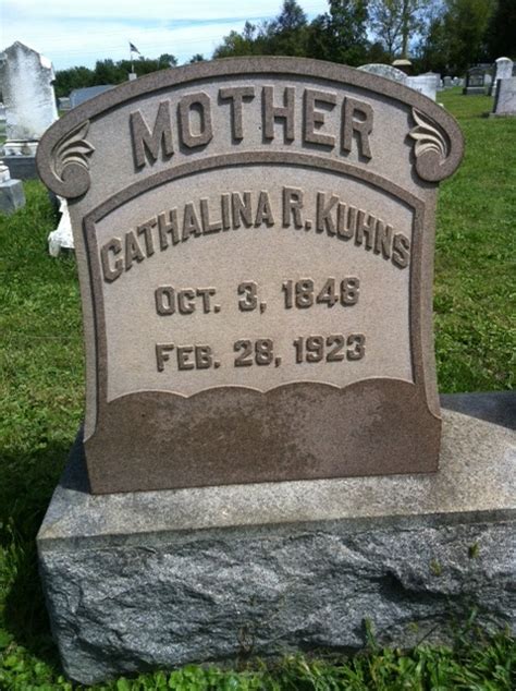 Cathalina Rebecca Lauer Kuhns Find A Grave Memorial