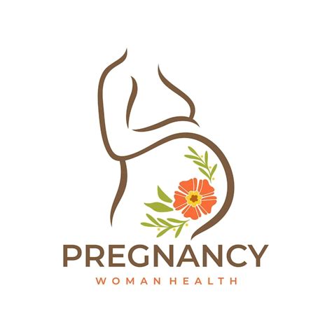 Premium Vector Pregnancy Pregnant Woman Maternal Logo Vector Icon