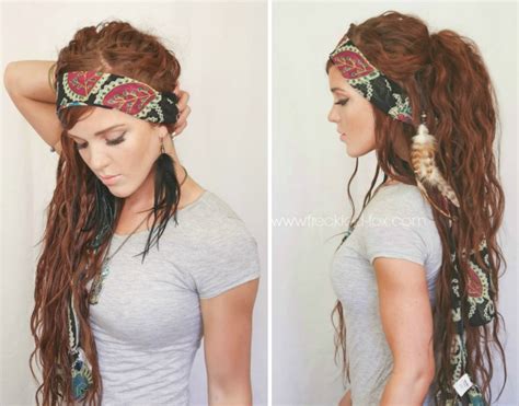 The Freckled Fox Festival Hair Week Bohemian Gypsy Style