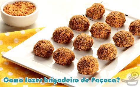 Como Fazer Brigadeiro De Paçoca - Como fazer brigadeiro de paçoca