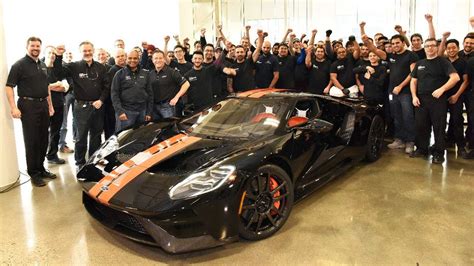 Remember This Car First 2017 Ford GT Rolls Off Assembly Line