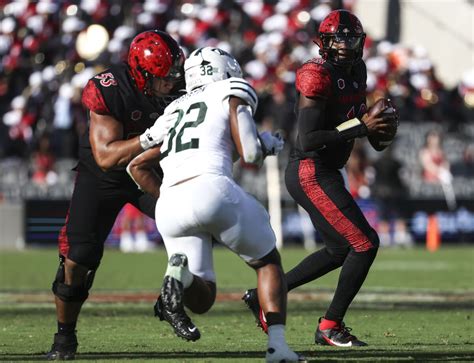 Aztecs notebook: QB Jalen Mayden caught official off guard - The San ...