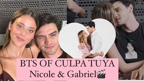 CULPA TUYA Behind The Scenes With Nicole Gabriel The New Cast