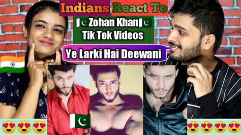 Indian Reaction On Pakistani Muser Zohan Khan Tik Tok Videos