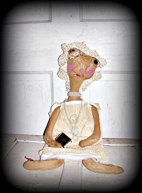 Hold Special Order Shelly Primitive Folk Art Extreme Grunged Etsy Primitive Folk Art