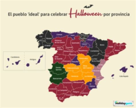 Mapa De Los Pueblos De Espa A M S Terror Ficos Para Pasar Halloween