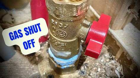 How To Install A Gas Shut Off Valve Youtube