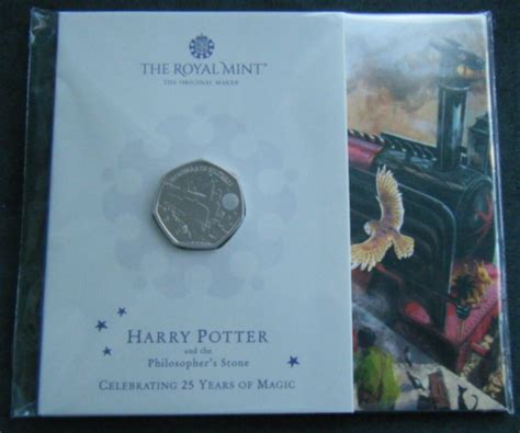 2022 Hogwarts Express Harry Potter 50p Fifty Pence Coin BU Pack In