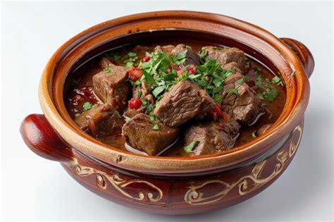 Tradición culinaria armenia el Khash el estofado de carne de res rico y