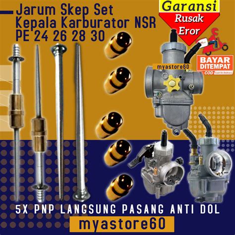 Jual Jarum Skep Set Kepala Karburator Karbu Nsr Pe Sekep