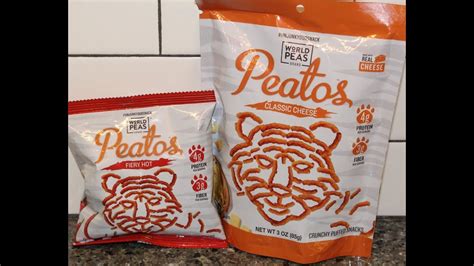 Peatos Crunchy Puffed Snacks Fiery Hot And Classic Cheese Review Youtube