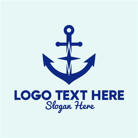 Blue Anchor Star Logo | BrandCrowd Logo Maker