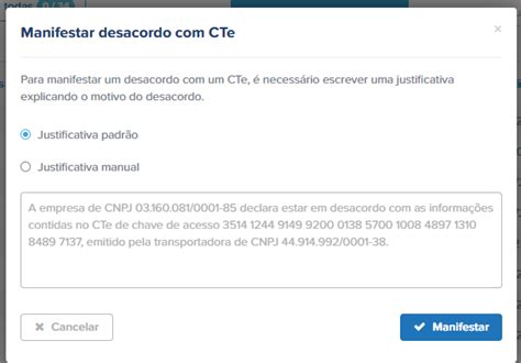 Manifesta O De Cte Como Realizar E Suas Regras Arquivei