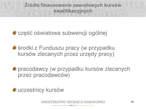 PPT Kierunki zmian w kształceniu zawodowym PowerPoint Presentation