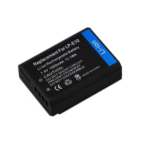 DigitalBoy 1PCS LP E10 LPE10 LP E10 7 4V 1500mAh Li Ion Digital Camera