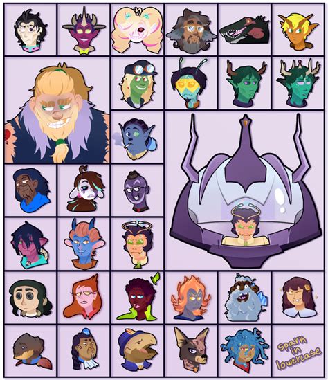 [OC] a collection of dnd tokens i've drawn for my campaign! : r/DnD