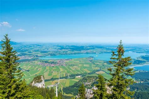 Forggensee Lake Near Fuessen In Beautiful Mountain Scenery Of Allgaeu