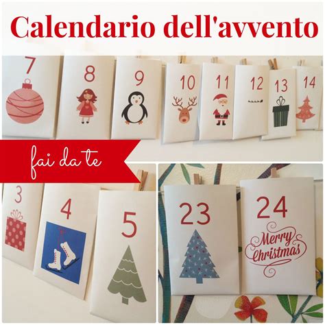 Calendario Dellavvento Fai Da Te 24 Buste Da Stampare Calendario