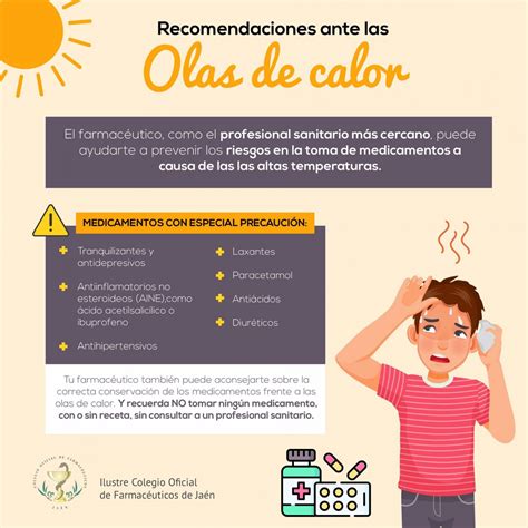 Farmacéuticos piden precaución con los medicamentos por el calor