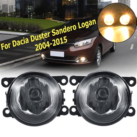 Mua Pair Front Bumper Halogen Fog Lamps For Dacia Duster Sandero Logan