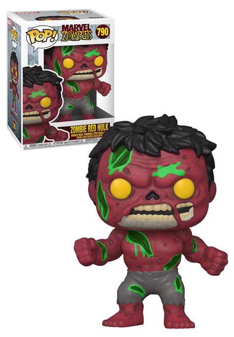 Funko Pop Marvel Zombies 790 Zombie Red Hulk New Mint Condition