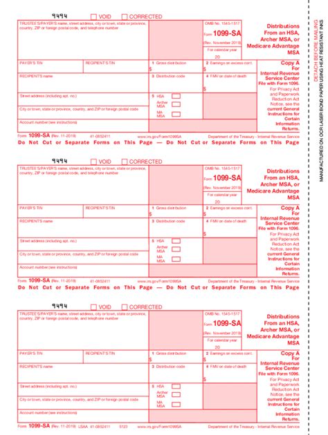 Fillable Online Form 1099-SA Form 1099-SA Form 1099-SA Fax Email Print - pdfFiller