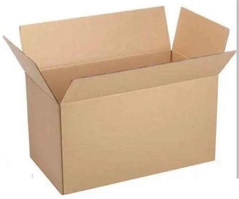 Brown Double Wall 5 Ply Corrugated Box For Packaging Use At Rs 56 In