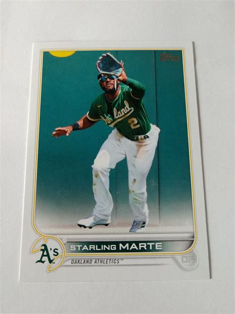 Topps Opening Day Base Starling Marte Oakland Athletics Ebay