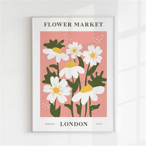 London Flower Market Poster Pathos Studio